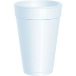 Insulated White Foam Cup – 16 oz Tall