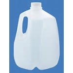 Gallon Plastic Milk Jug With Screw Type Lid Included