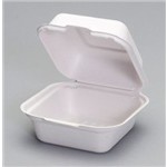 Natural Harvest Fiber Hinged Sandwich Container by Genpak