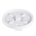 Dart® White Plastic Lift n’ Lock Lid – 6-10 oz